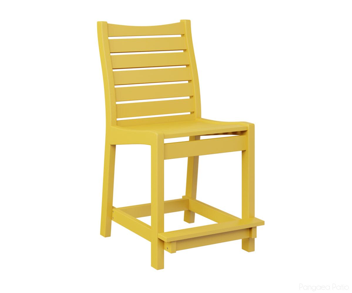 BGBCC2041SY-Berlin Gardens-Bristol Counter Chair-Sunburst Yellow BG-Pangaea Patio