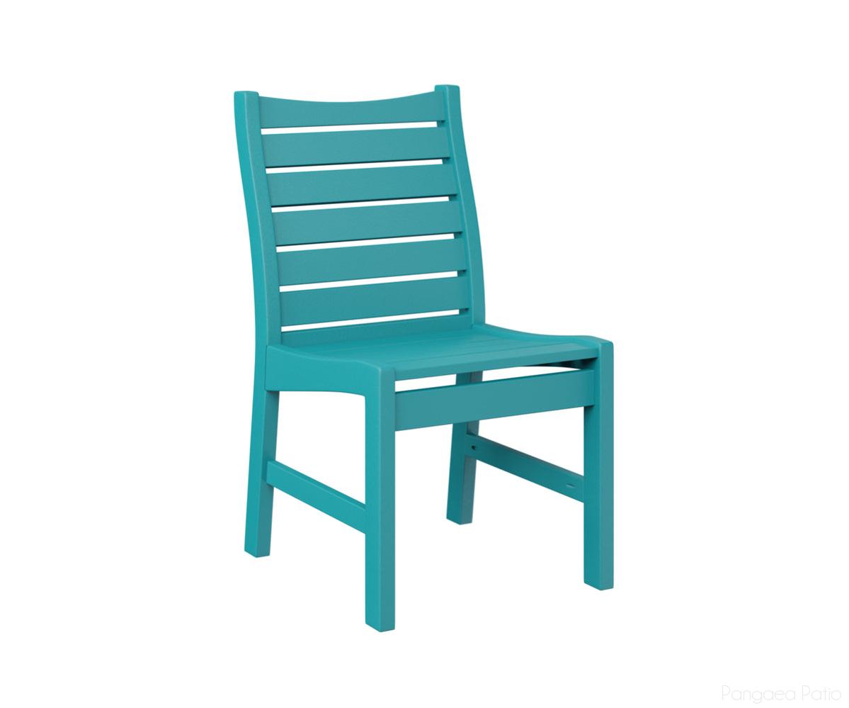 BGBDC2037AB-Berlin Gardens-Bristol Dining Chair-Aruba Blue BG-Pangaea Patio