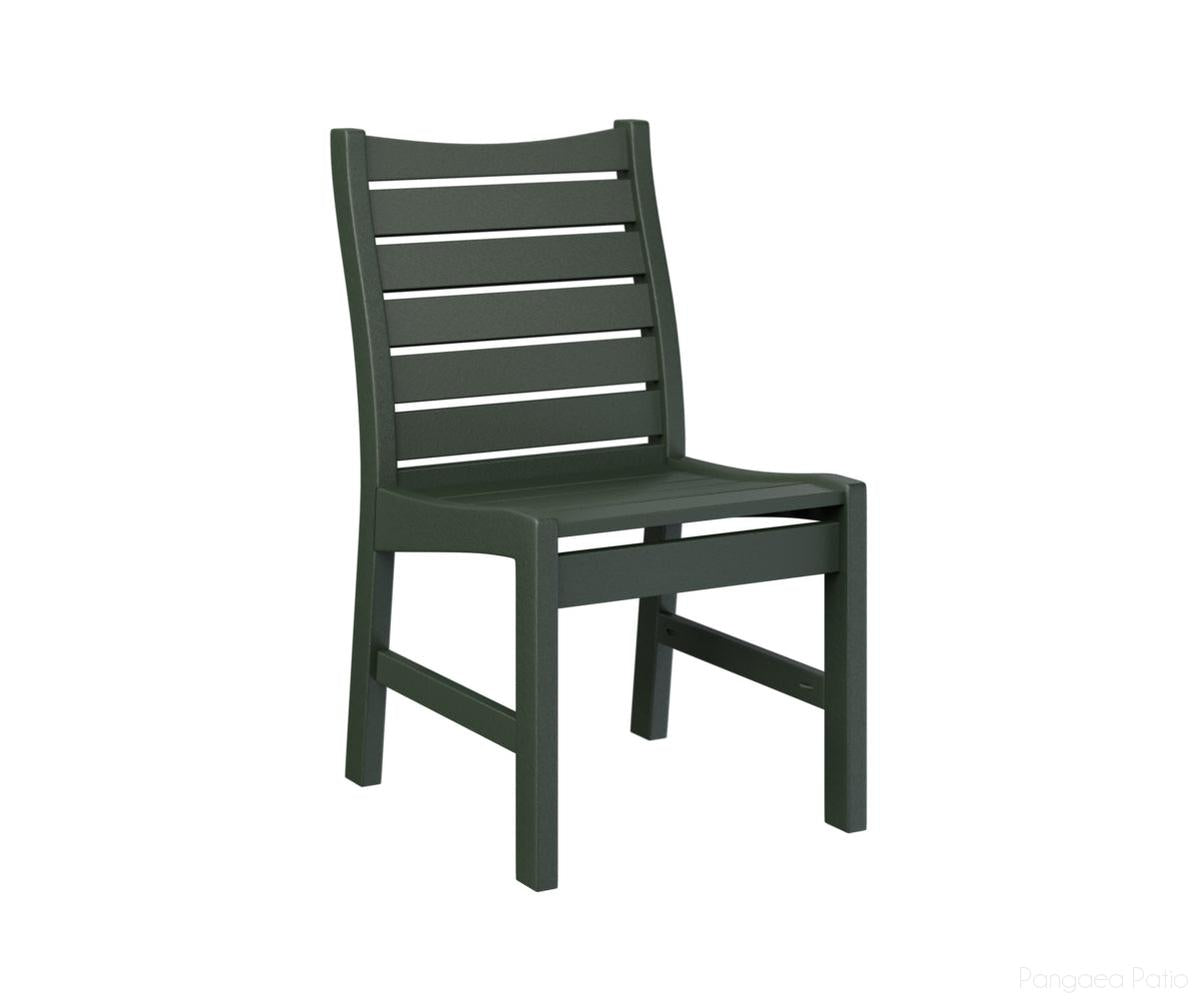 BGBDC2037G-Berlin Gardens-Bristol Dining Chair-Green BG-Pangaea Patio