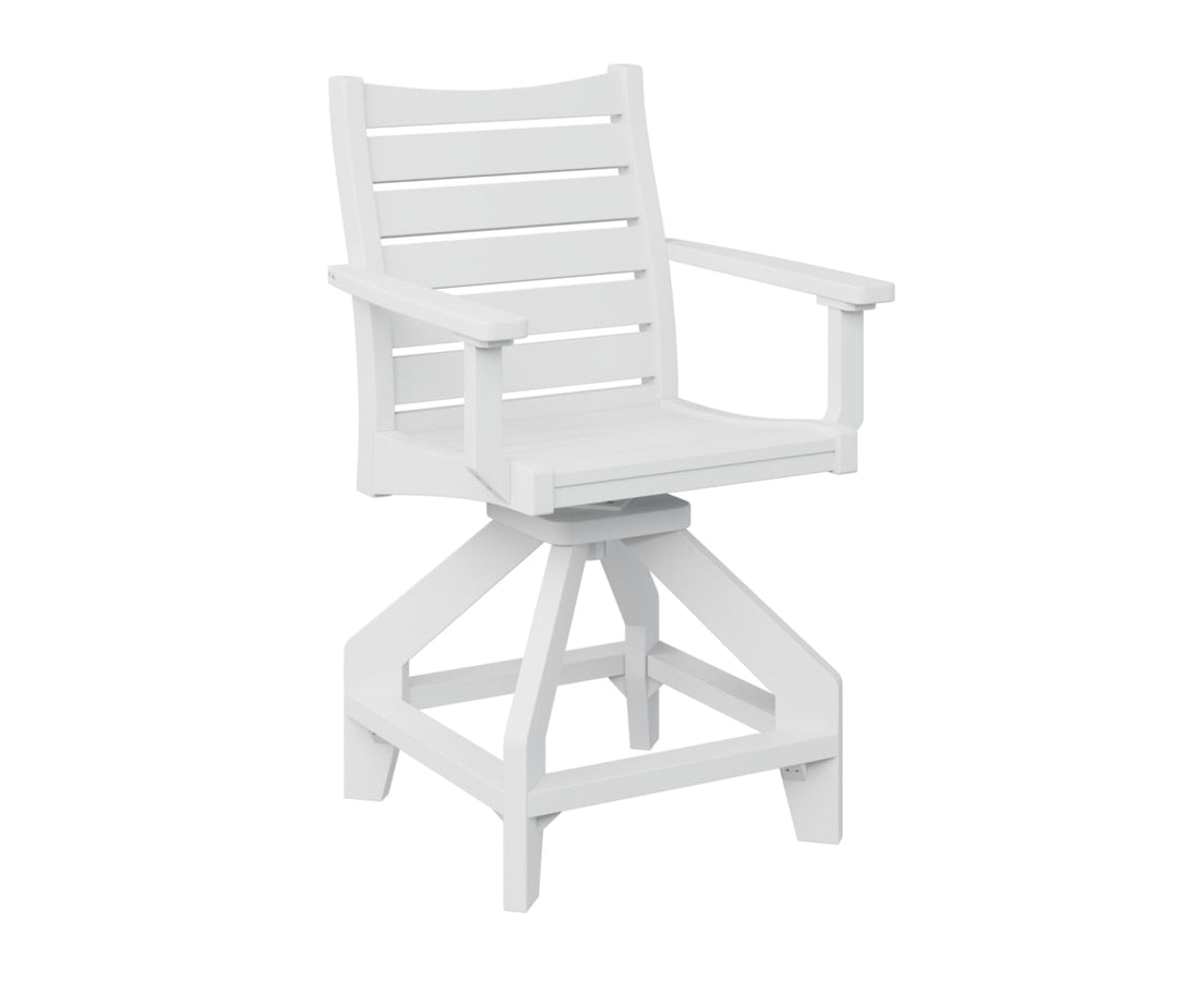 BGBSCC2041W-Berlin Gardens-Bristol Swivel Counter Chair-Pangaea Patio