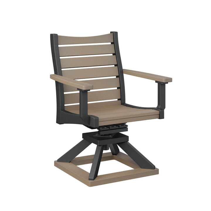 -Berlin Gardens-Bristol Swivel Rocker Dining Chair-Pangaea Patio