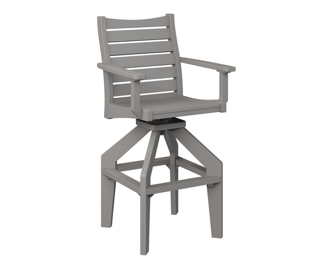 BGBSXTC2049LG-Berlin Gardens-Bristol Swivel XT Chair-Pangaea Patio