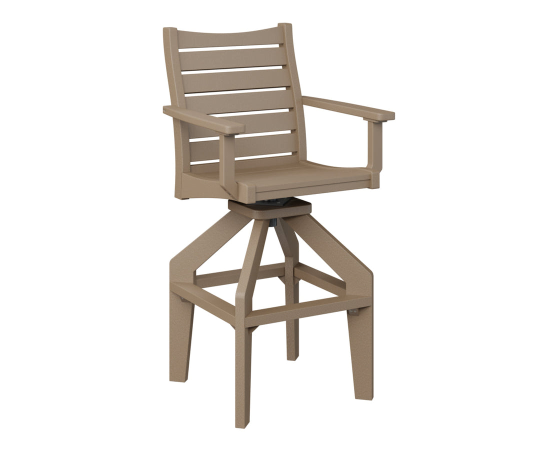 BGBSXTC2049WW-Berlin Gardens-Bristol Swivel XT Chair-Pangaea Patio