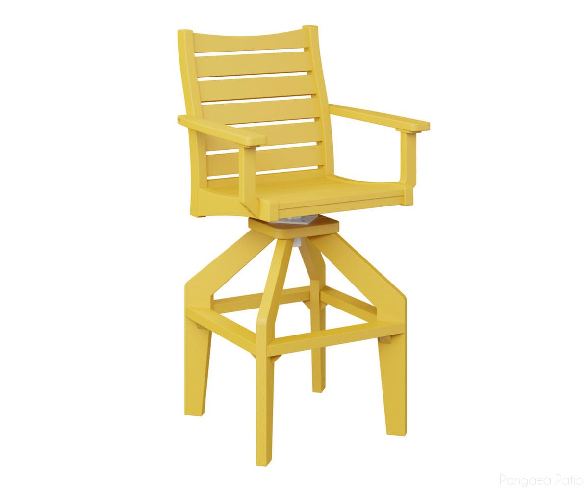 BGBSXTC2049SY-Berlin Gardens-Bristol Swivel XT Chair-Sunburst Yellow BG-Pangaea Patio