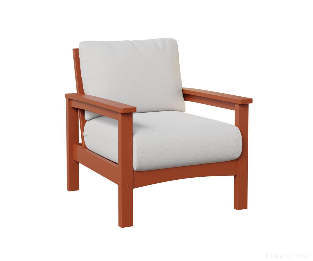 BGCCC2832MO-Berlin Gardens-Camden Club Chair-Mango Orange BG-Pangaea Patio