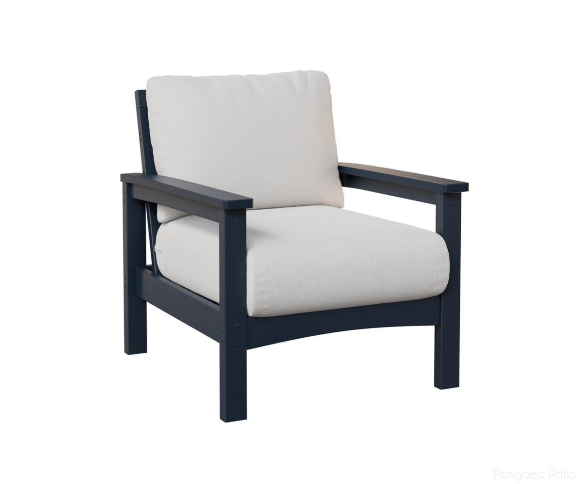 BGCCC2832NB-Berlin Gardens-Camden Club Chair-Navy Blue BG-Pangaea Patio