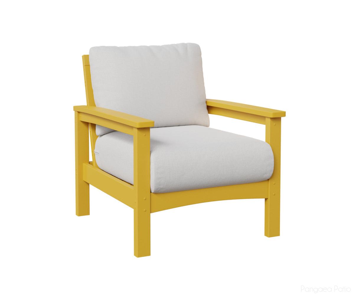 BGCCC2832SY-Berlin Gardens-Camden Club Chair-Sunburst Yellow BG-Pangaea Patio