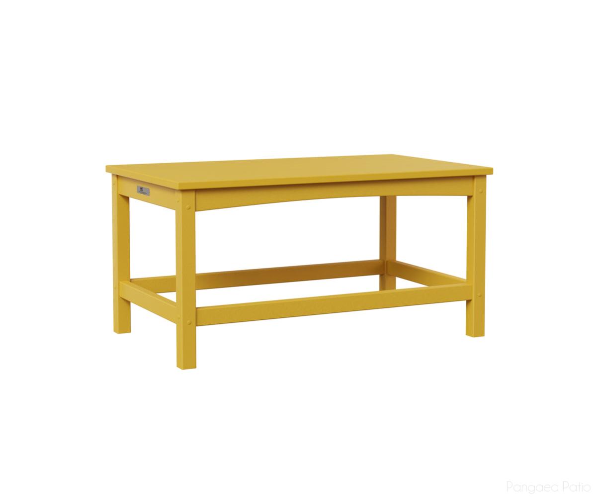 BGCCT1835SY-Berlin Gardens-Camden Coffee Table-Sunburst Yellow BG-Pangaea Patio