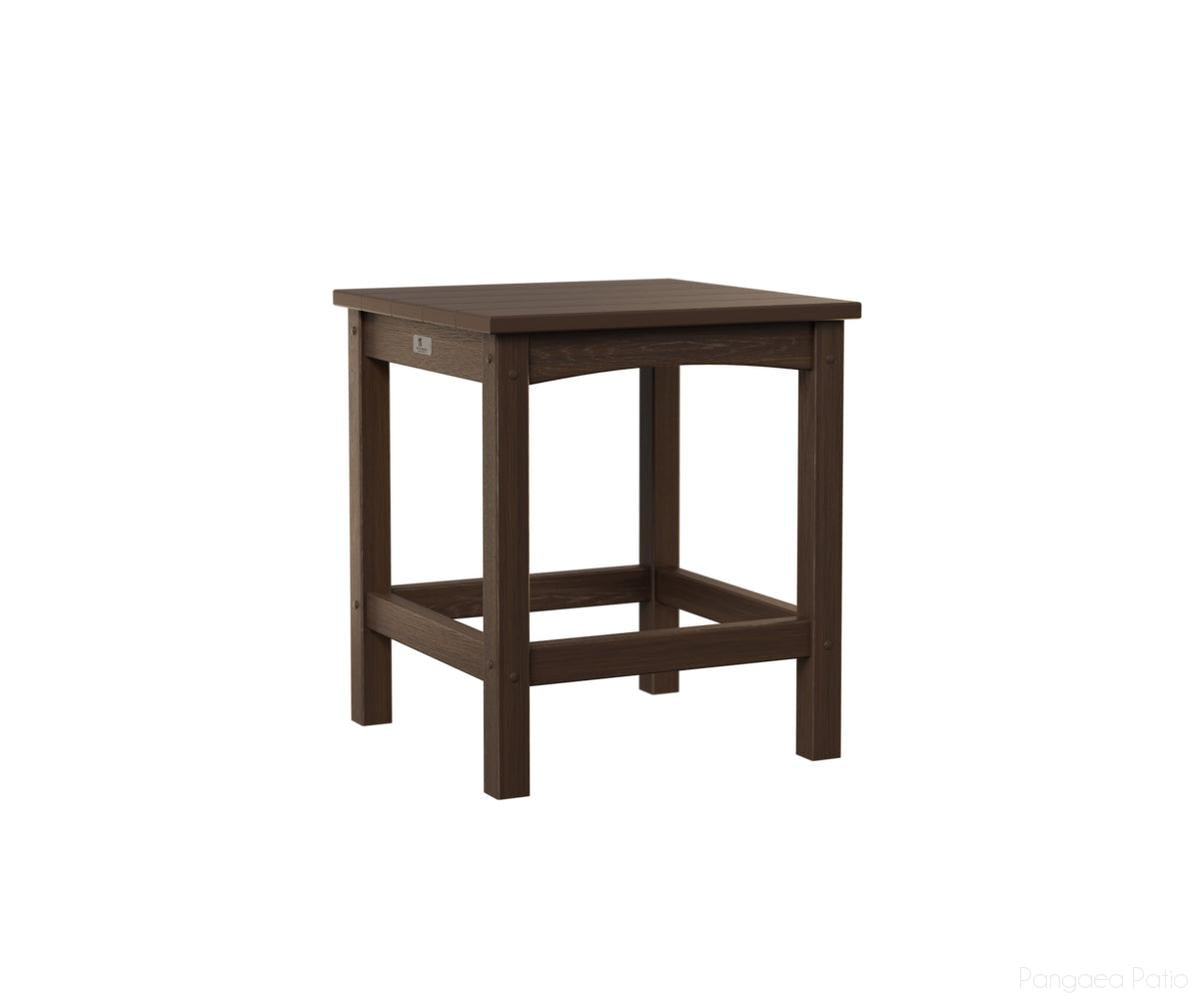 BGCET1720BW-Berlin Gardens-Camden End Table-Brazilian Walnut BG-Pangaea Patio