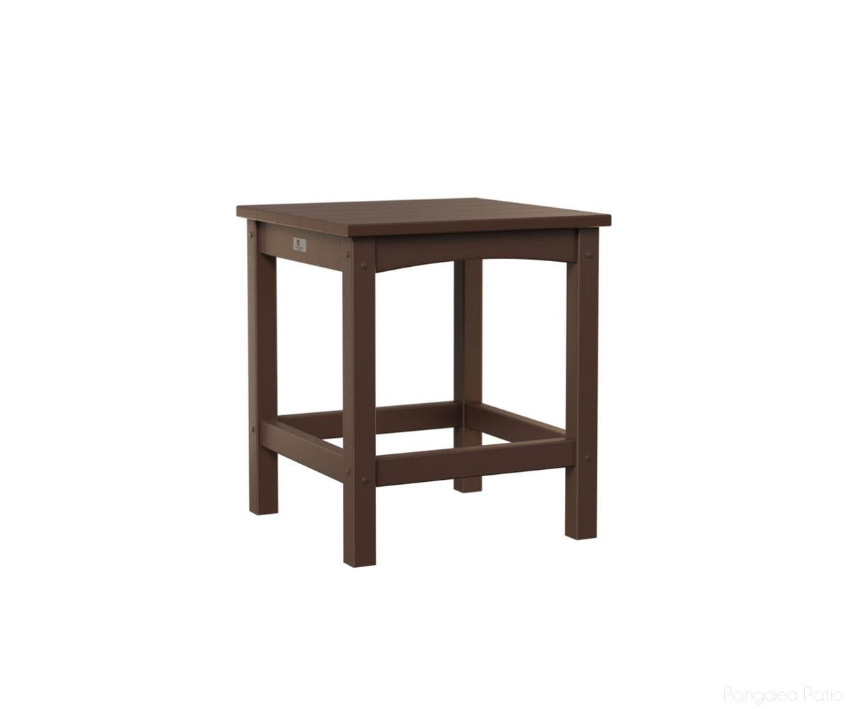 BGCET1720CB-Berlin Gardens-Camden End Table-Chocolate Brown BG-Pangaea Patio