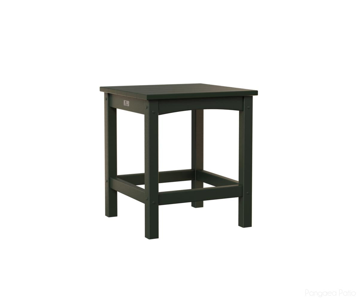 BGCET1720G-Berlin Gardens-Camden End Table-Green BG-Pangaea Patio