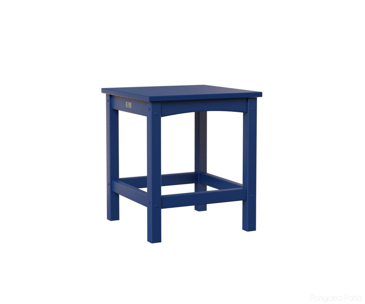 BGCET1720PB-Berlin Gardens-Camden End Table-Pacific Blue BG-Pangaea Patio