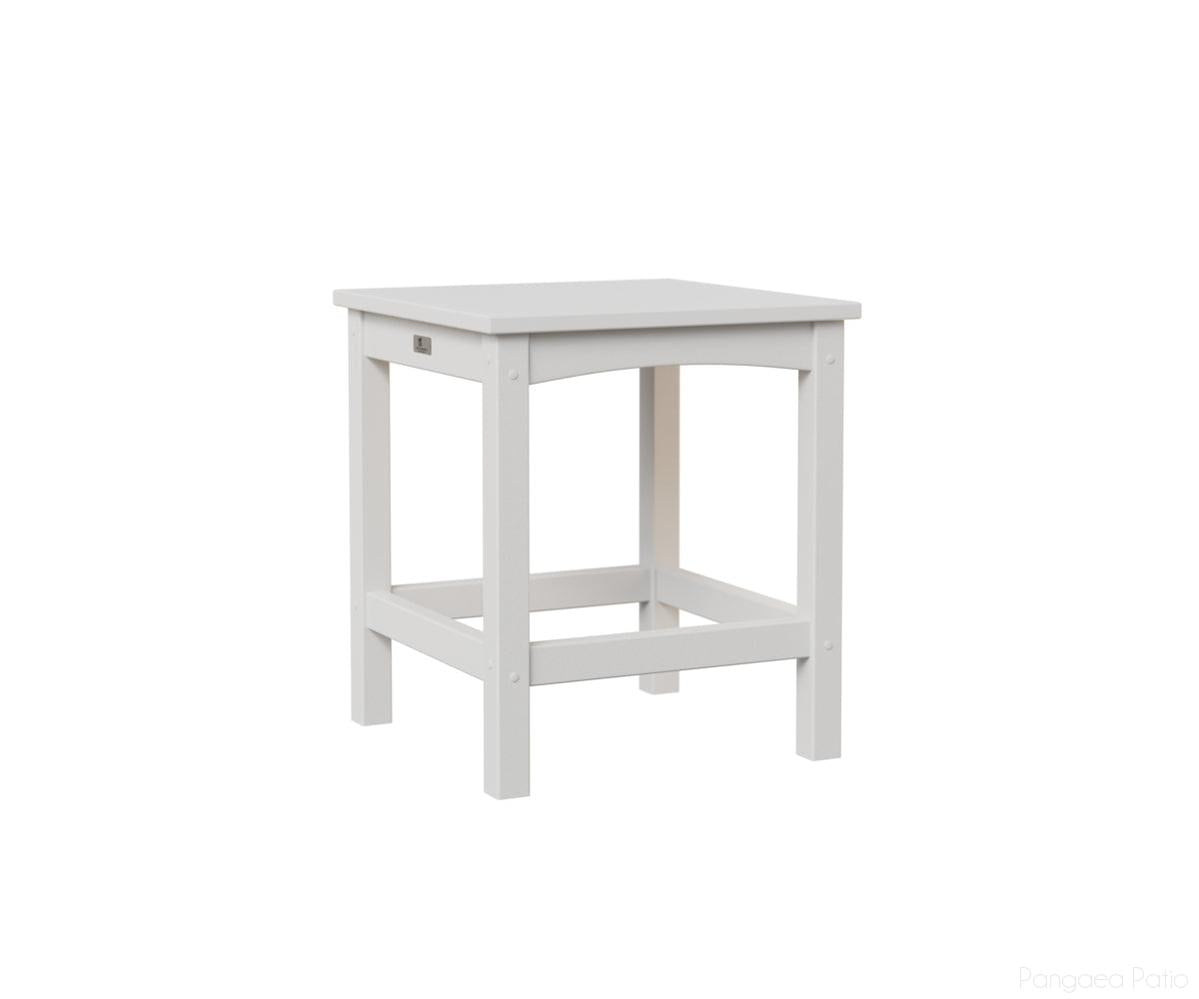 BGCET1720W-Berlin Gardens-Camden End Table-White BG-Pangaea Patio