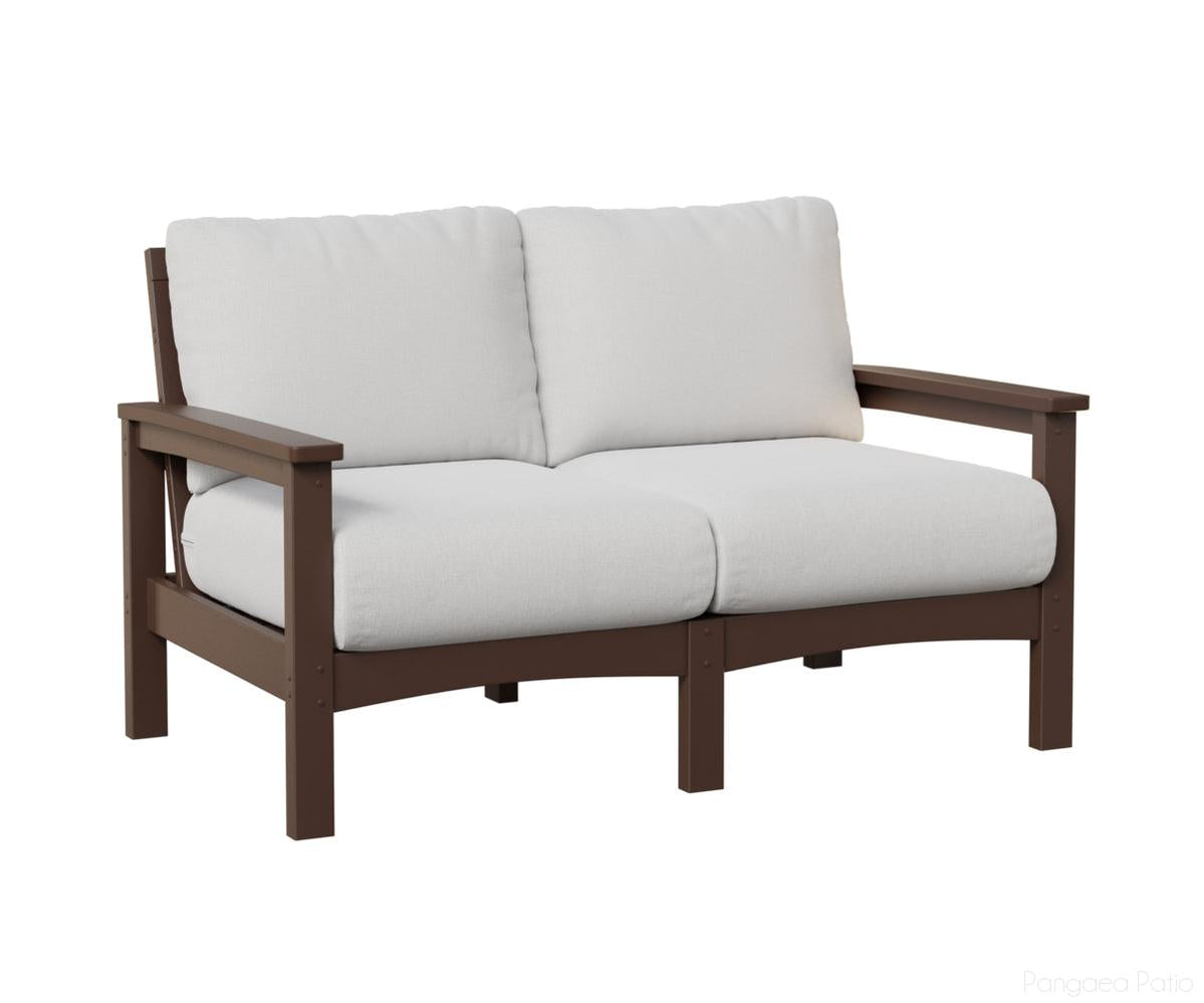 BGCL5332CB-Berlin Gardens-Camden Loveseat-Chocolate Brown BG-Pangaea Patio
