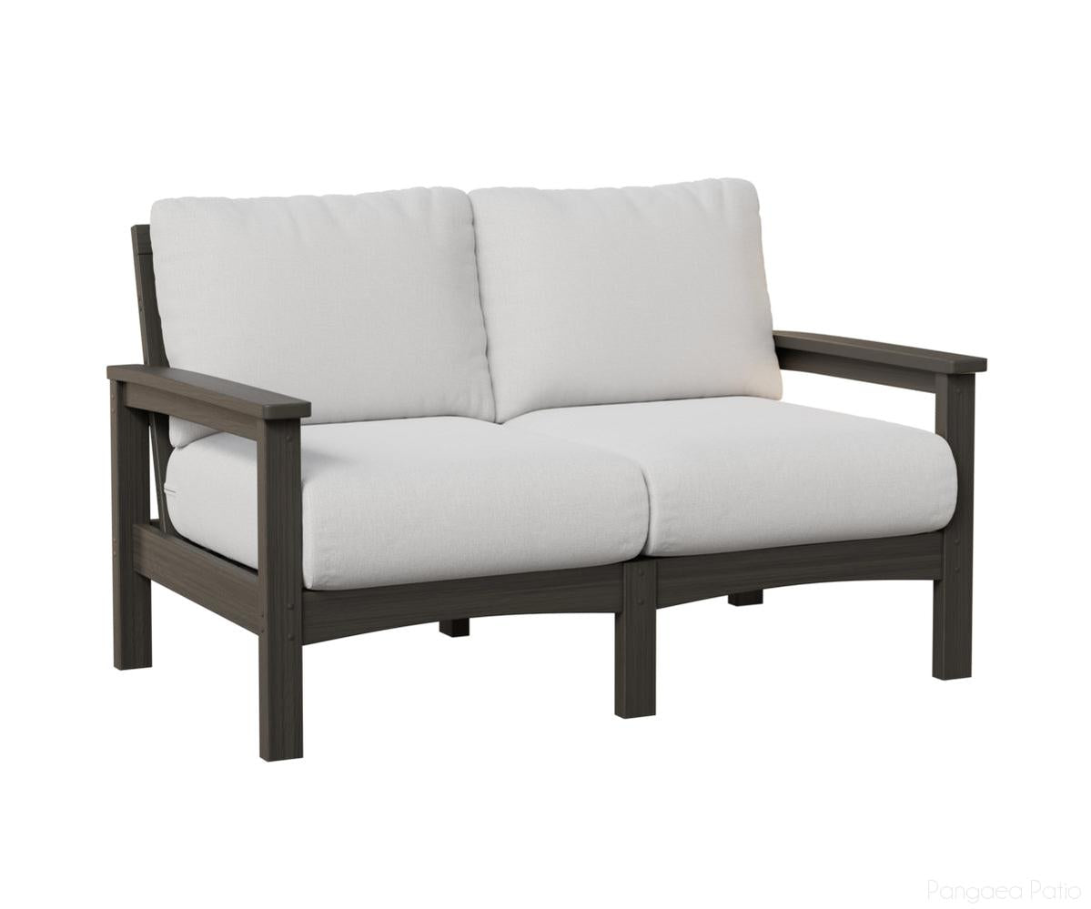 BGCL5332CG-Berlin Gardens-Camden Loveseat-Coastal Gray BG-Pangaea Patio