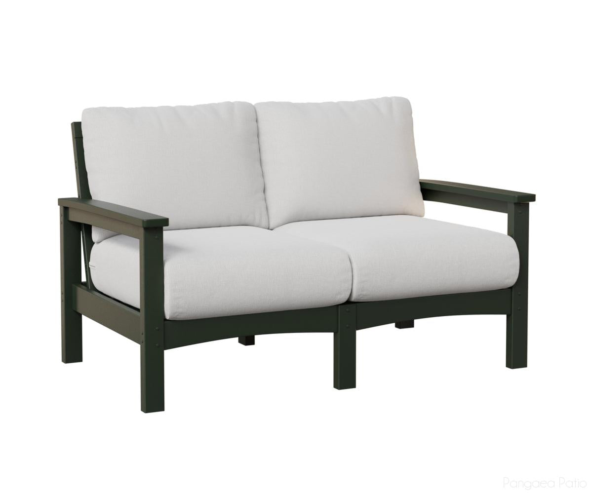BGCL5332G-Berlin Gardens-Camden Loveseat-Green BG-Pangaea Patio