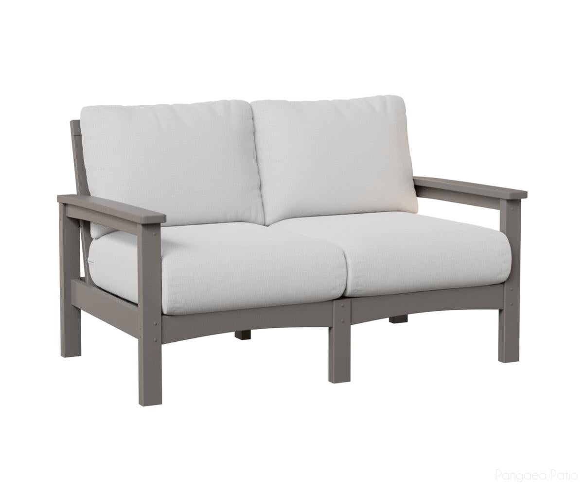 BGCL5332LG-Berlin Gardens-Camden Loveseat-Light Gray BG-Pangaea Patio