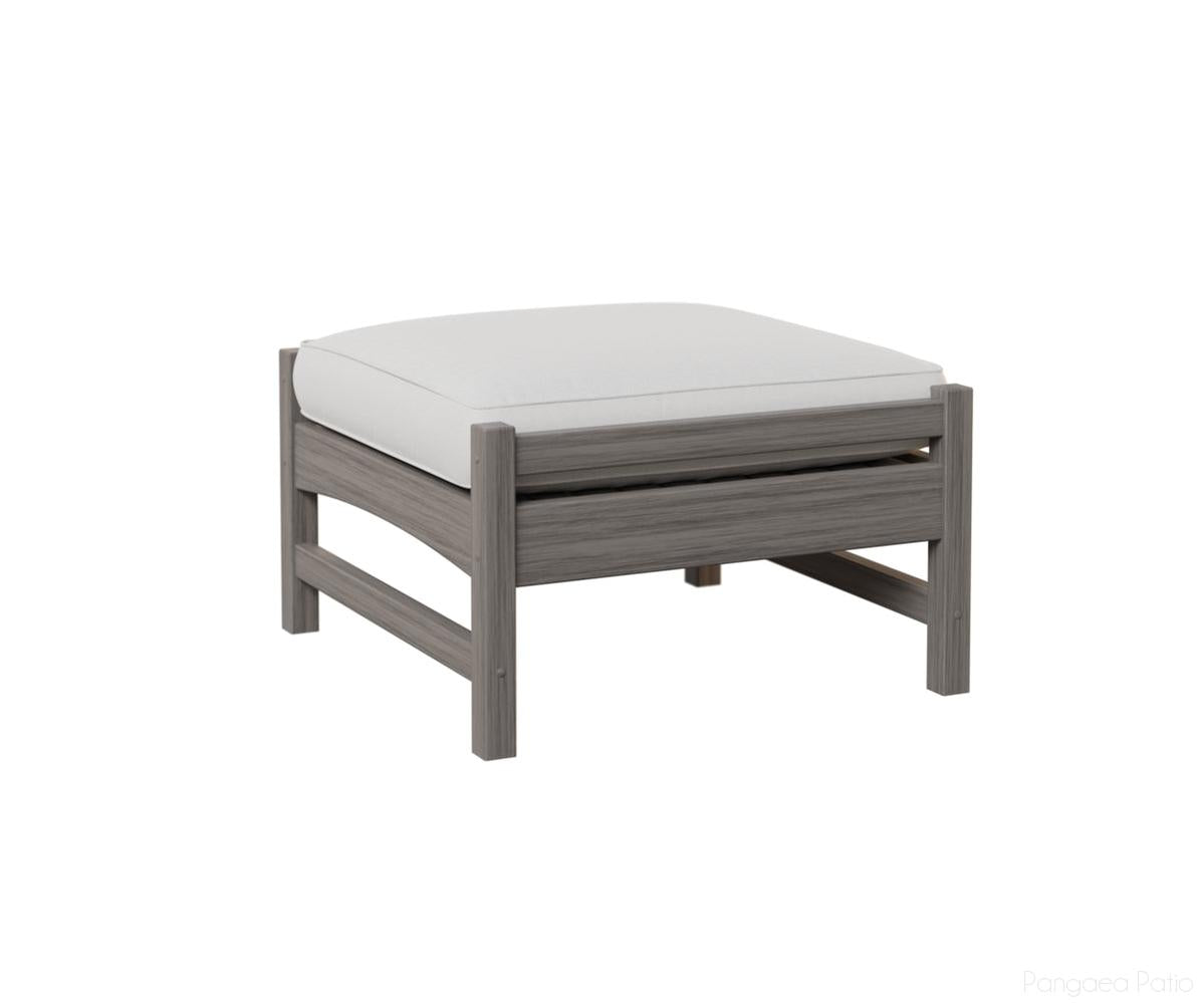BGCO2513DG-Berlin Gardens-Camden Ottoman-Driftwood Gray BG-Pangaea Patio