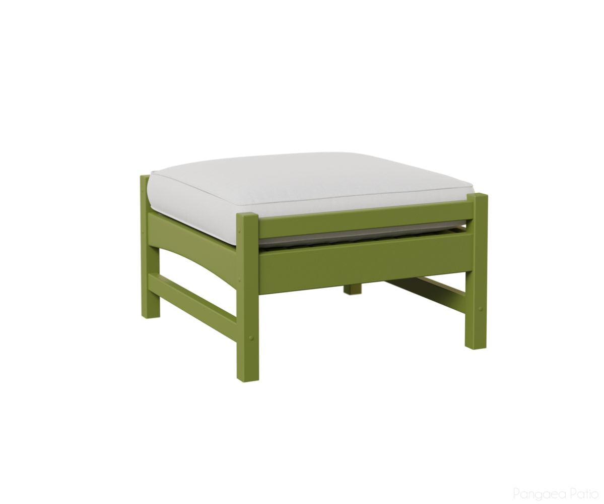 BGCO2513KG-Berlin Gardens-Camden Ottoman-Kiwi Green BG-Pangaea Patio