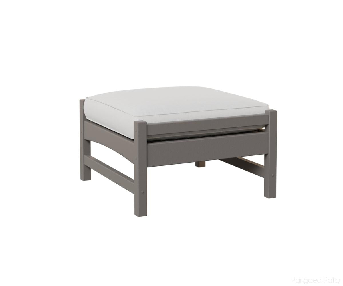 BGCO2513LG-Berlin Gardens-Camden Ottoman-Light Gray BG-Pangaea Patio