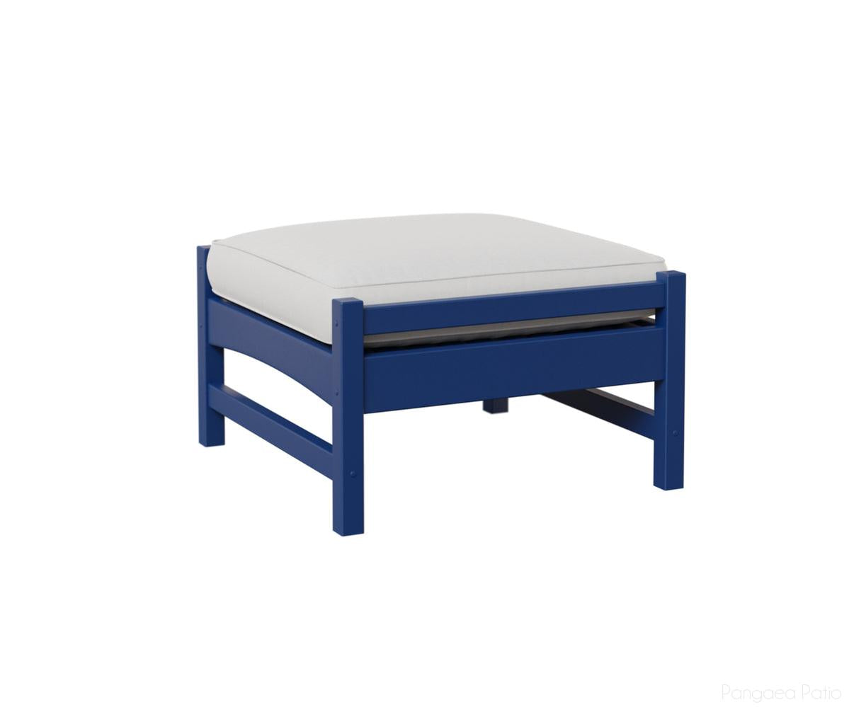 BGCO2513PB-Berlin Gardens-Camden Ottoman-Pacific Blue BG-Pangaea Patio