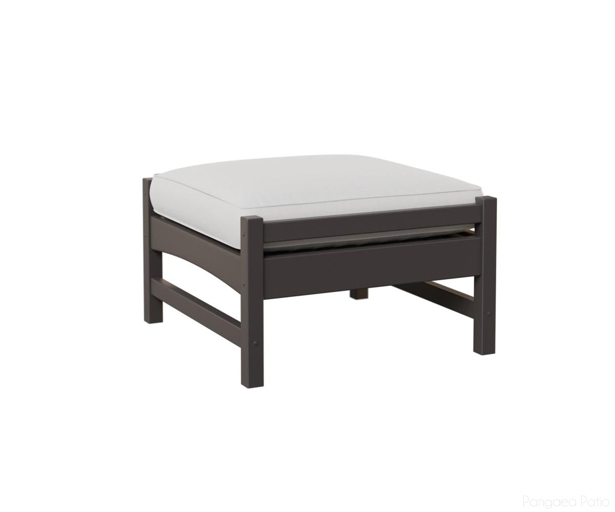 BGCO2513SG-Berlin Gardens-Camden Ottoman-Smoke Gray BG-Pangaea Patio