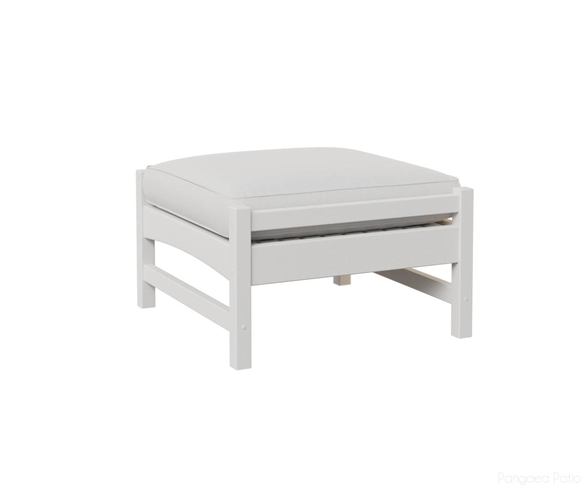 BGCO2513W-Berlin Gardens-Camden Ottoman-White BG-Pangaea Patio