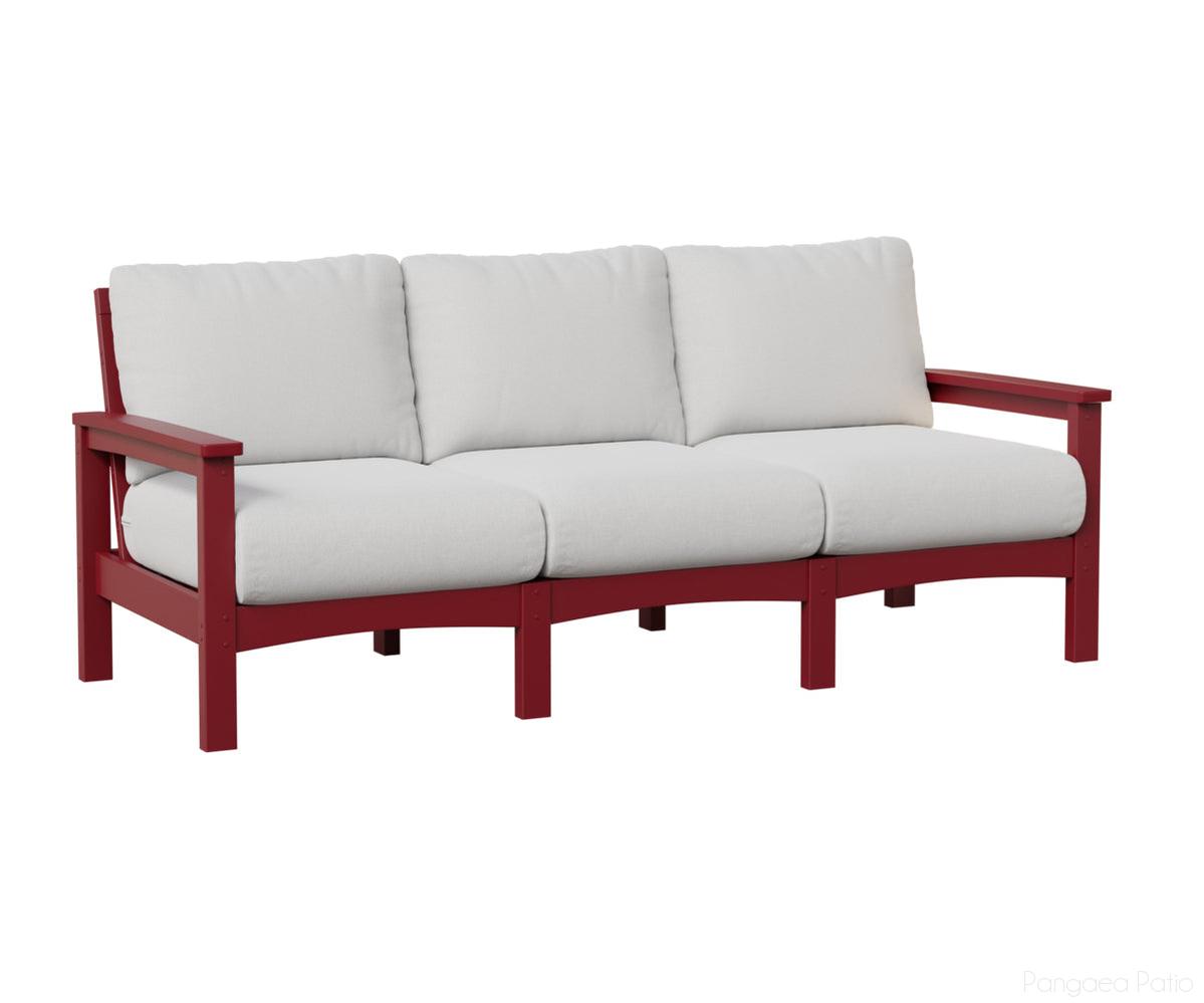 BGCS7832SR-Berlin Gardens-Camden Sofa-Scarlet Red BG-Pangaea Patio