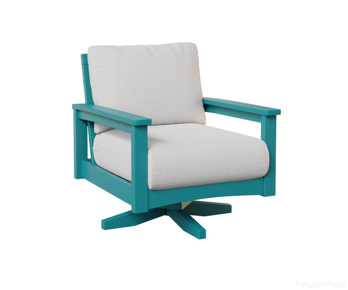 BGCSR2832AB-Berlin Gardens-Camden Swivel Rocker-Aruba Blue BG-Pangaea Patio