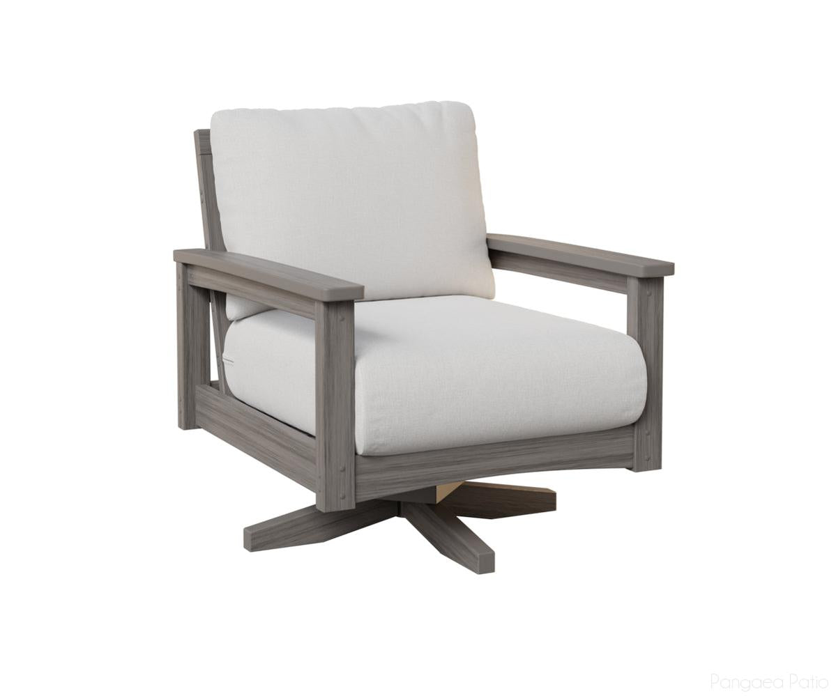 BGCSR2832DG-Berlin Gardens-Camden Swivel Rocker-Driftwood Gray BG-Pangaea Patio