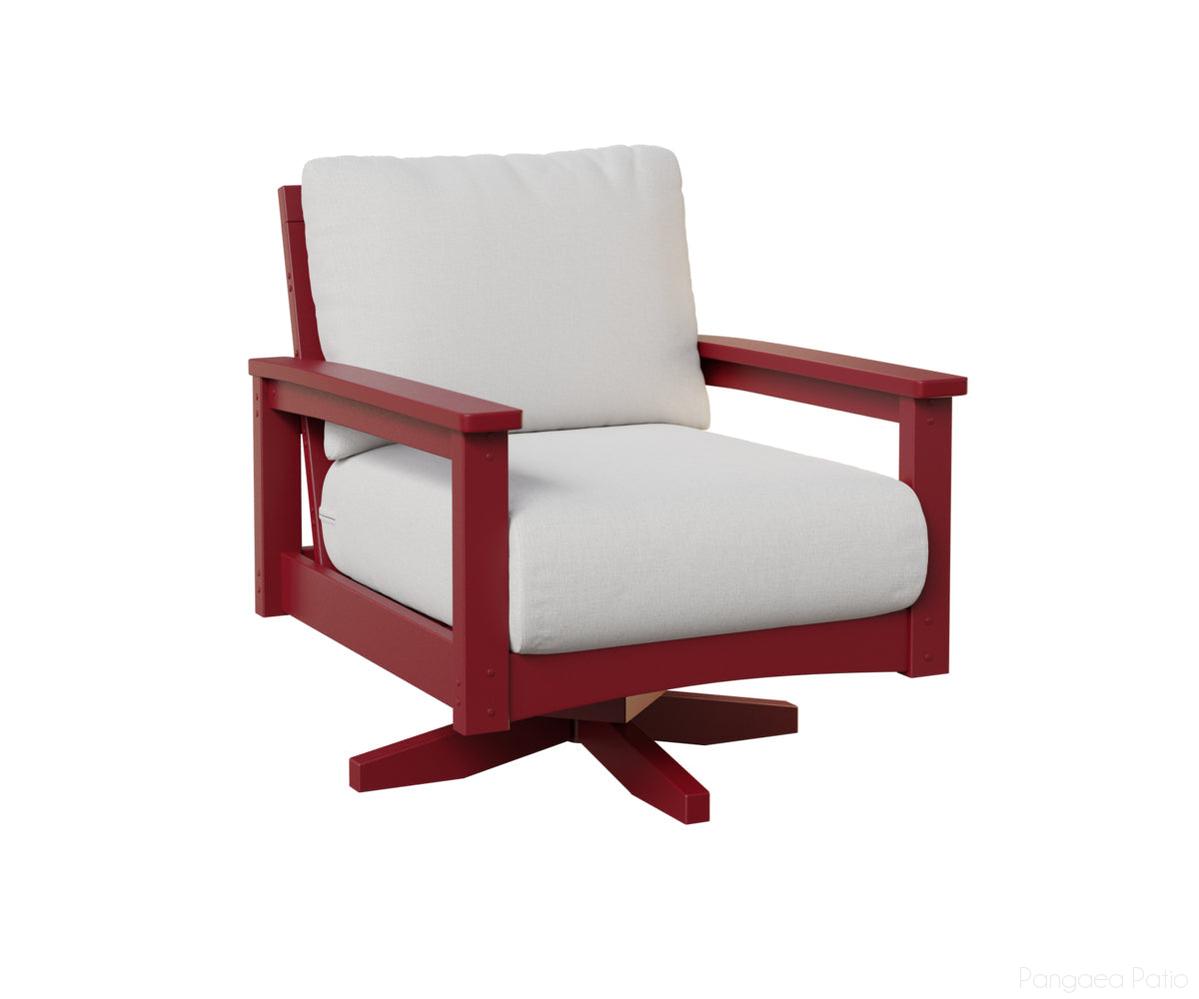 BGCSR2832SR-Berlin Gardens-Camden Swivel Rocker-Scarlet Red BG-Pangaea Patio