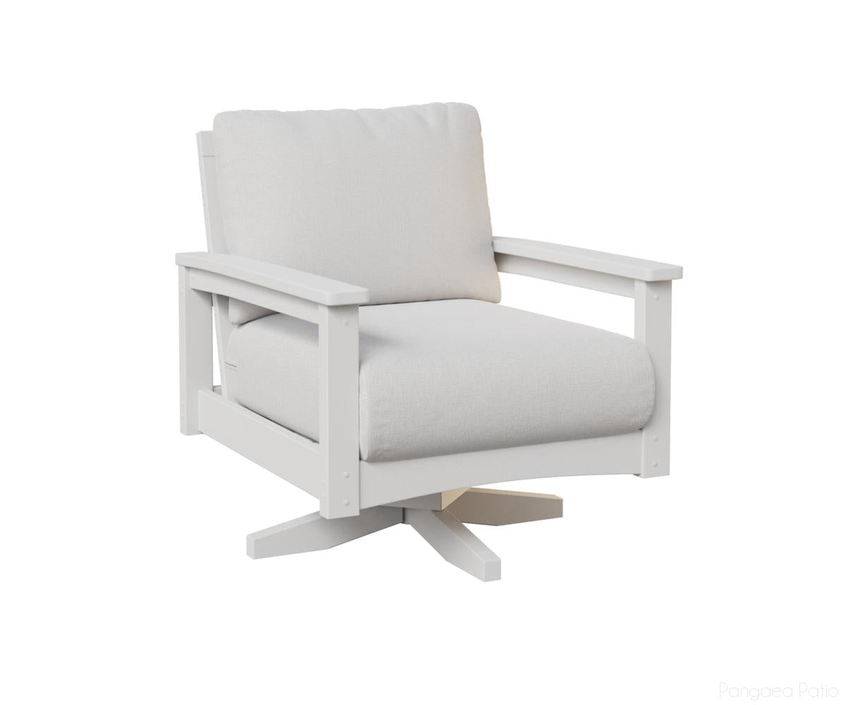 BGCSR2832W-Berlin Gardens-Camden Swivel Rocker-White BG-Pangaea Patio