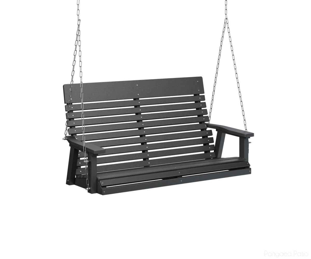 BGPLTS4800BZC-Berlin Gardens-Casual-Back Double Swing-Zinc-Black BG-Pangaea Patio