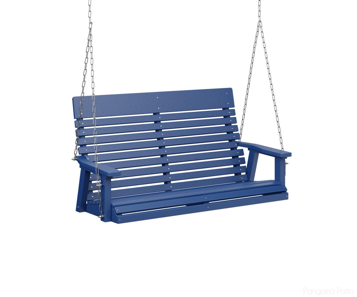 BGPLTS4800PBZC-Berlin Gardens-Casual-Back Double Swing-Zinc-Pacific Blue BG-Pangaea Patio