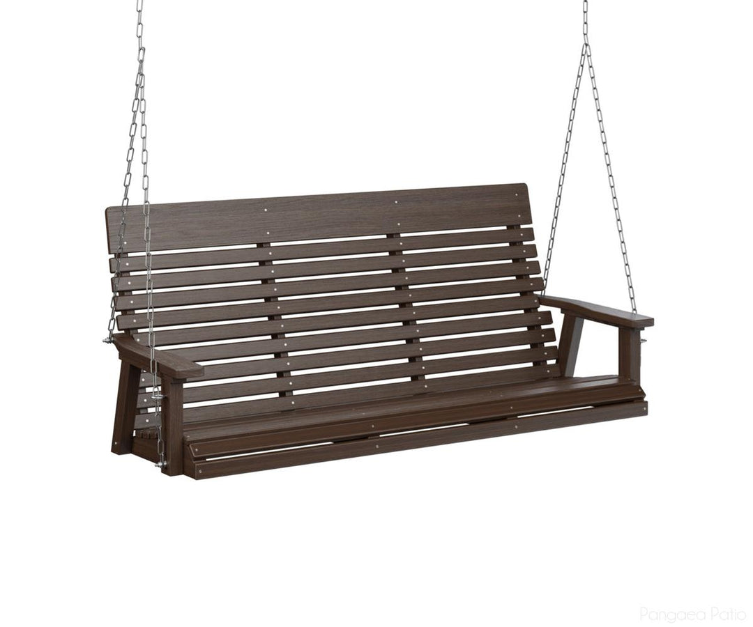 BGPLTS6000BWZC-Berlin Gardens-Casual-Back Three Seat Swing-Zinc-Brazilian Walnut BG-Pangaea Patio