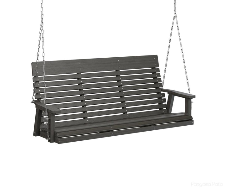BGPLTS6000CGZC-Berlin Gardens-Casual-Back Three Seat Swing-Zinc-Coastal Gray BG-Pangaea Patio