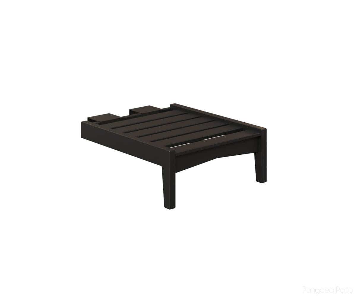 BGCTAC2730B-Berlin Gardens-Classic Terrace Add on Chaise Lounge-Black BG-Pangaea Patio