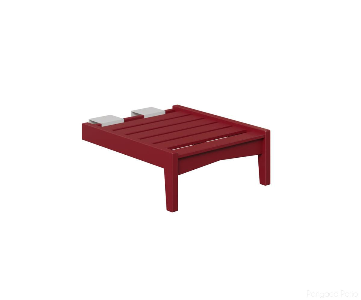 BGCTAC2730SR-Berlin Gardens-Classic Terrace Add on Chaise Lounge-Scarlet Red BG-Pangaea Patio