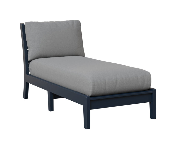 BGCTACL3063NB-Berlin Gardens-Classic Terrace Armless Chaise Lounge-Pangaea Patio