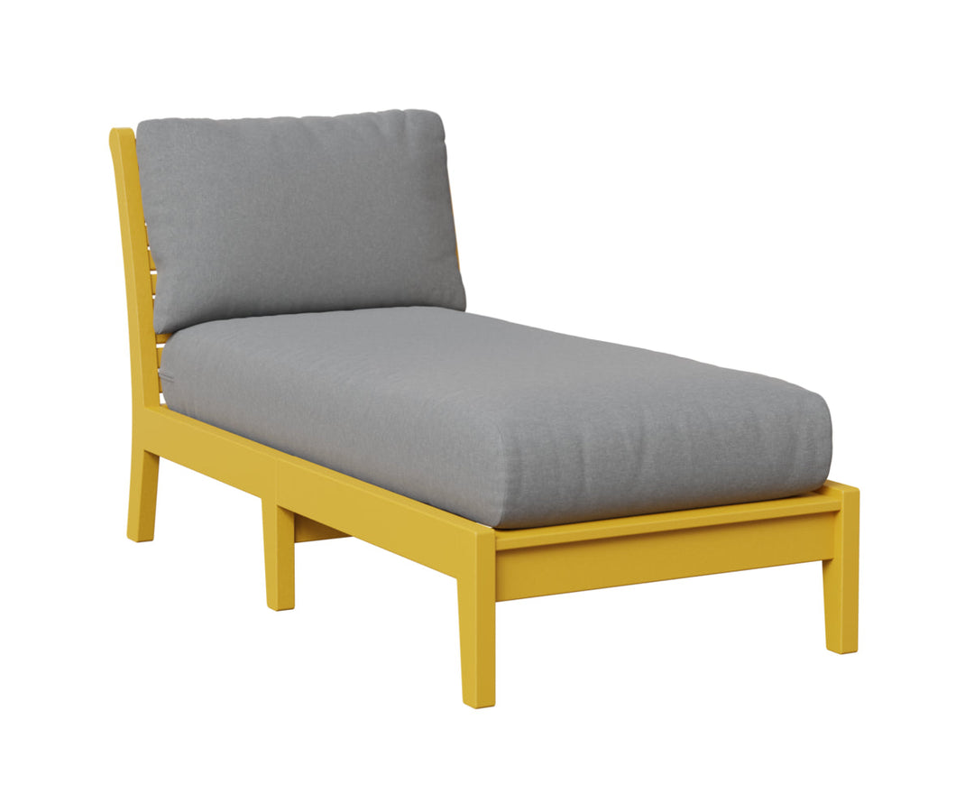 BGCTACL3063SY-Berlin Gardens-Classic Terrace Armless Chaise Lounge-Pangaea Patio