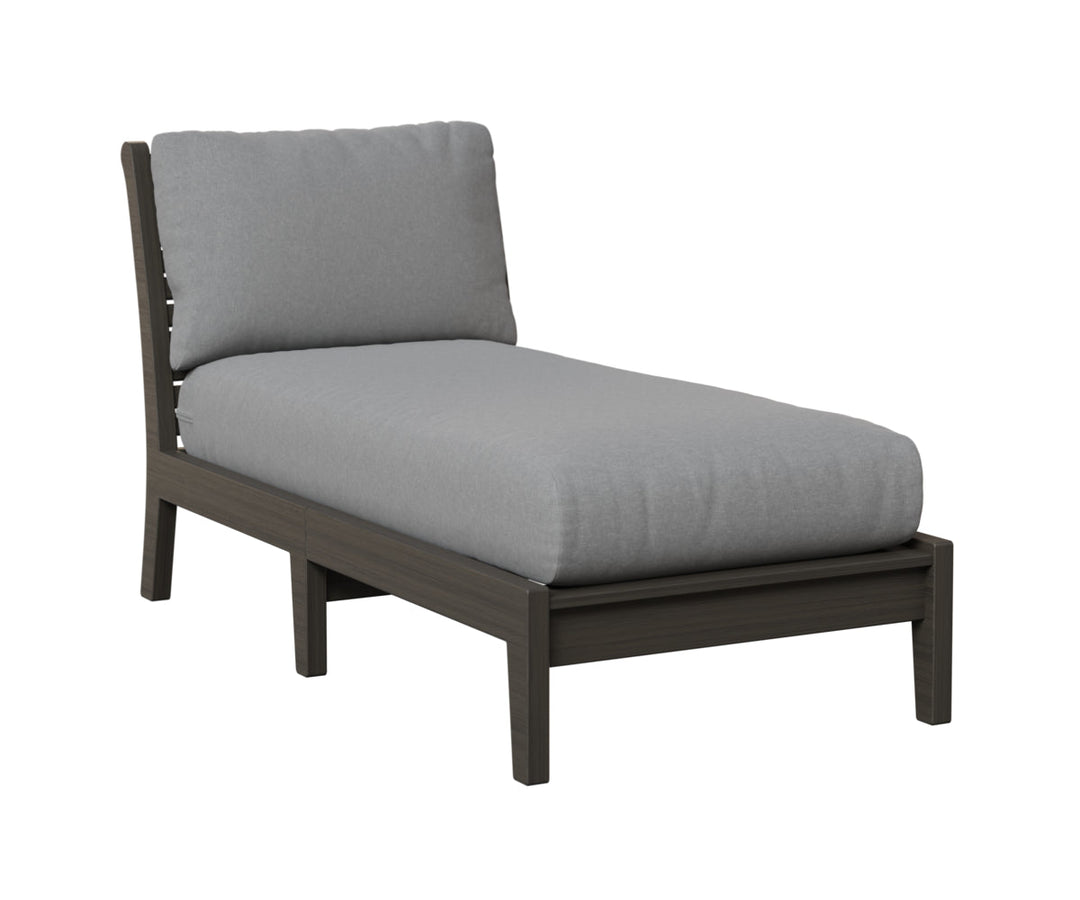 BGCTACL3063CG-Berlin Gardens-Classic Terrace Armless Chaise Lounge-Pangaea Patio