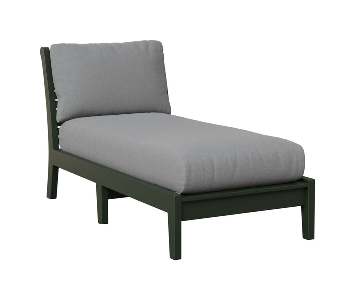 BGCTACL3063G-Berlin Gardens-Classic Terrace Armless Chaise Lounge-Pangaea Patio