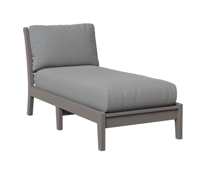 BGCTACL3063LG-Berlin Gardens-Classic Terrace Armless Chaise Lounge-Pangaea Patio