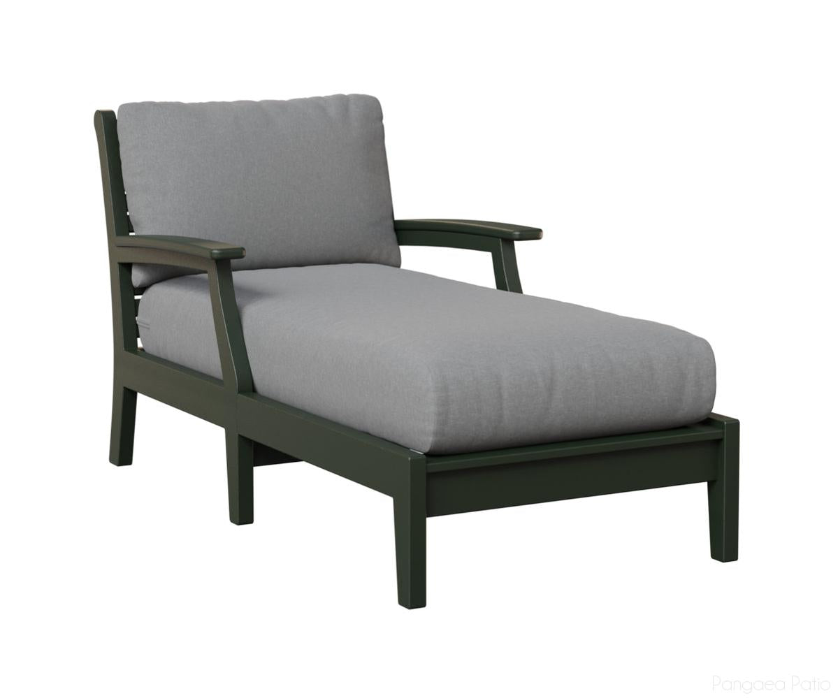 BGCTCL3363G-Berlin Gardens-Classic Terrace Chaise Lounge-Green BG-Pangaea Patio