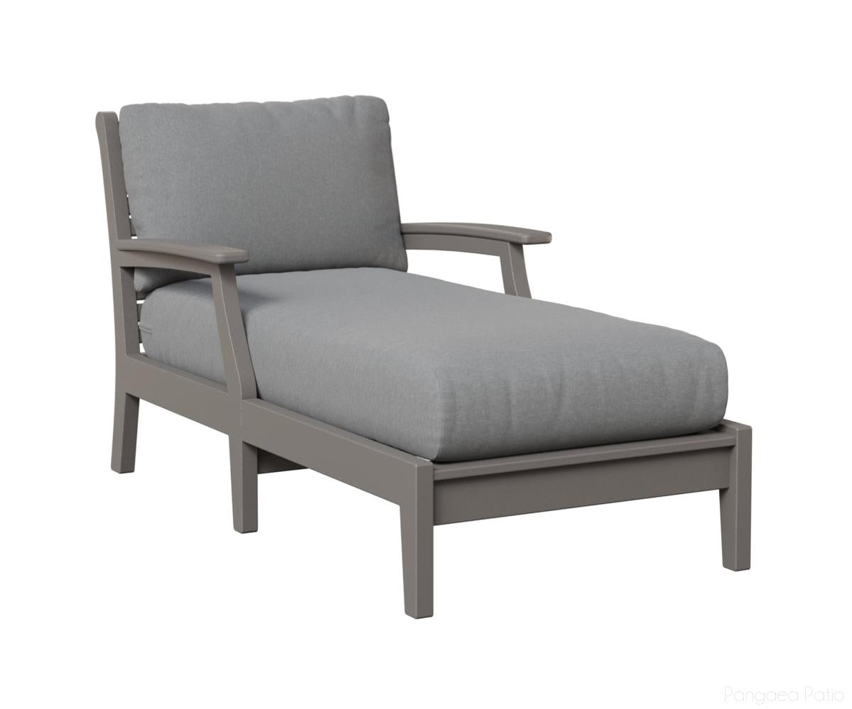 BGCTCL3363LG-Berlin Gardens-Classic Terrace Chaise Lounge-Light Gray BG-Pangaea Patio