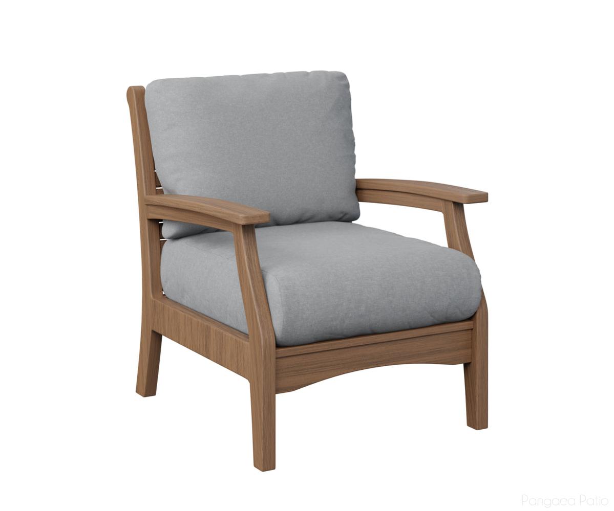 BGCTCC3034AM-Berlin Gardens-Classic Terrace Club Chair-Antique Mahogany BG-Pangaea Patio