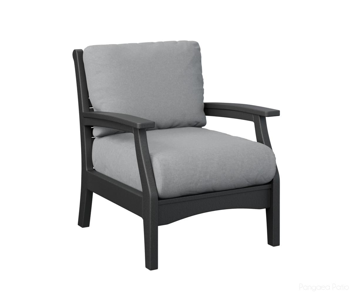 BGCTCC3034B-Berlin Gardens-Classic Terrace Club Chair-Black BG-Pangaea Patio