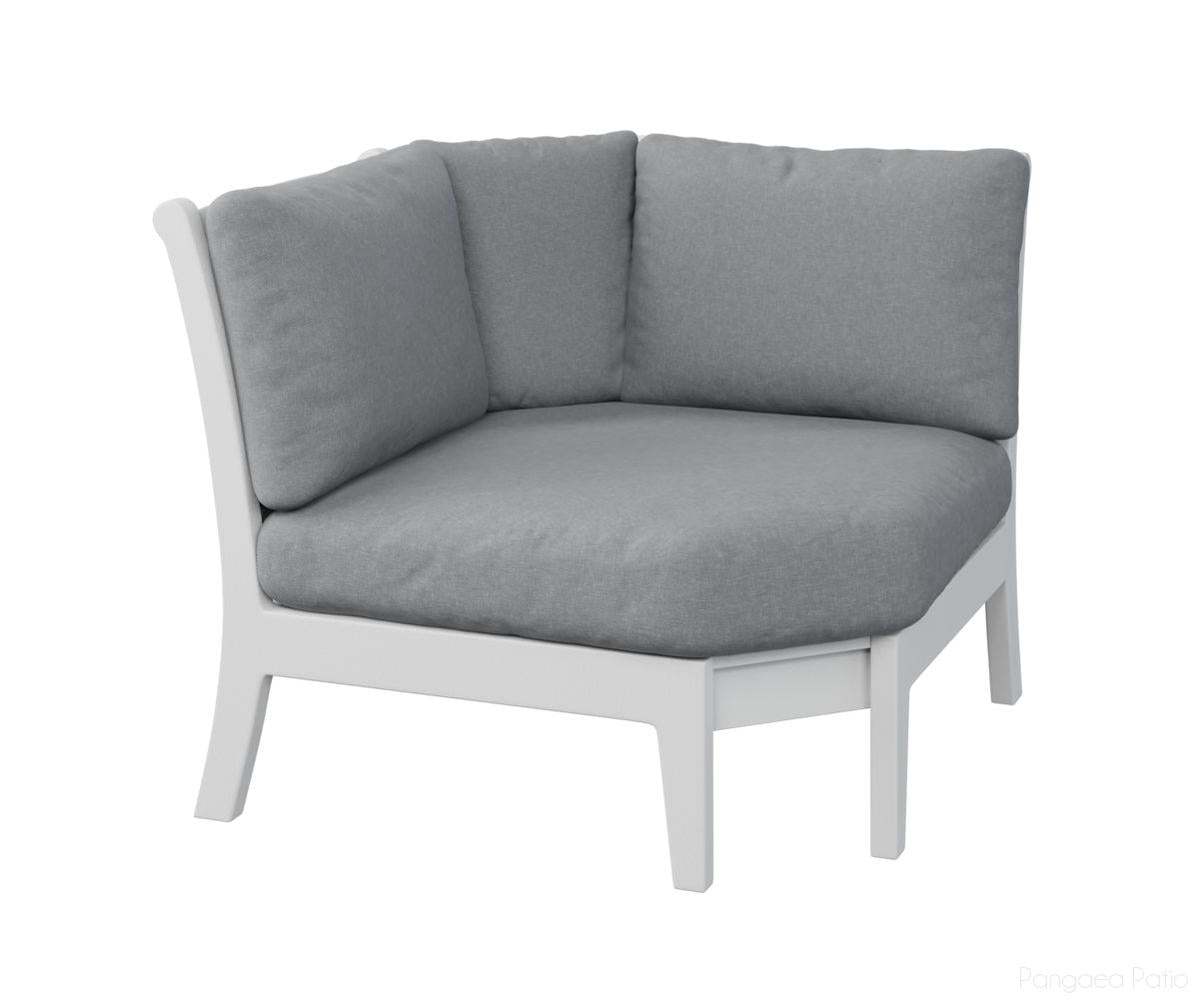 BGCTCS5742W-Berlin Gardens-Classic Terrace Corner Section-White BG-Pangaea Patio