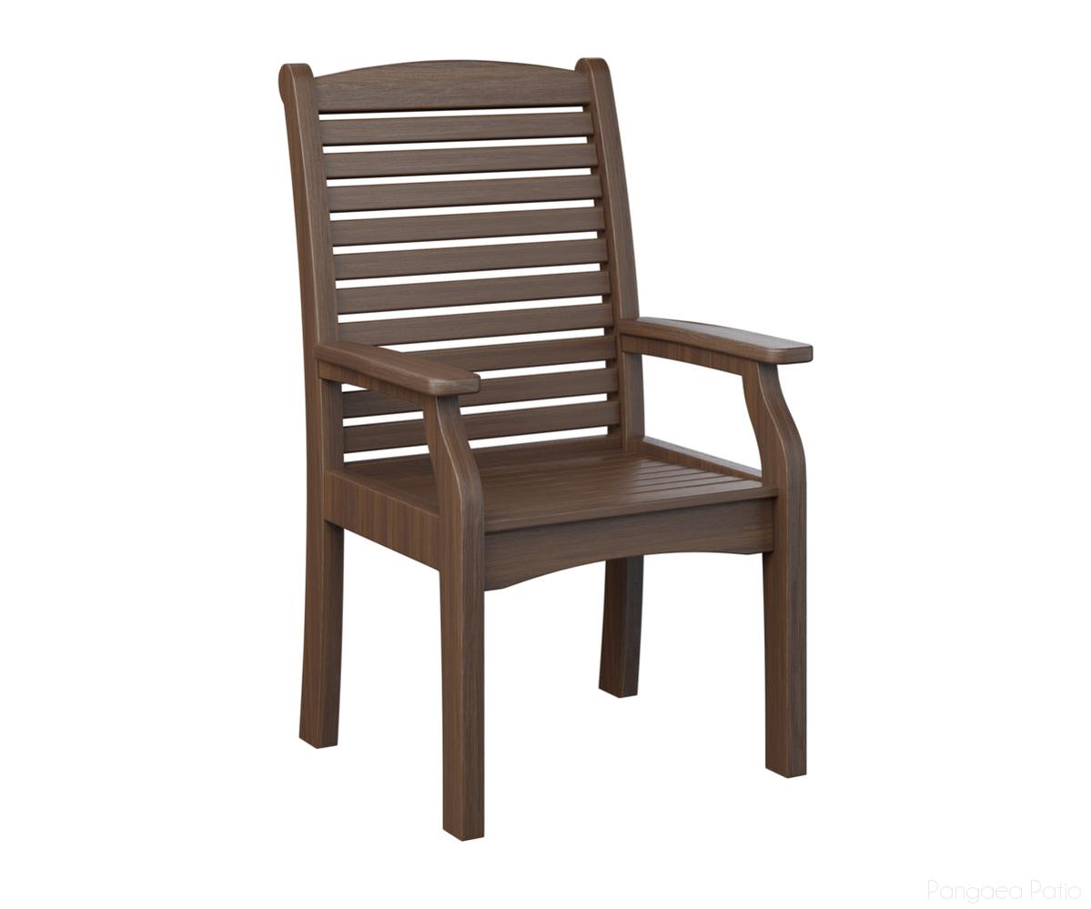 BGCTDC2744BW-Berlin Gardens-Classic Terrace Dining Chair-Brazilian Walnut BG-Pangaea Patio