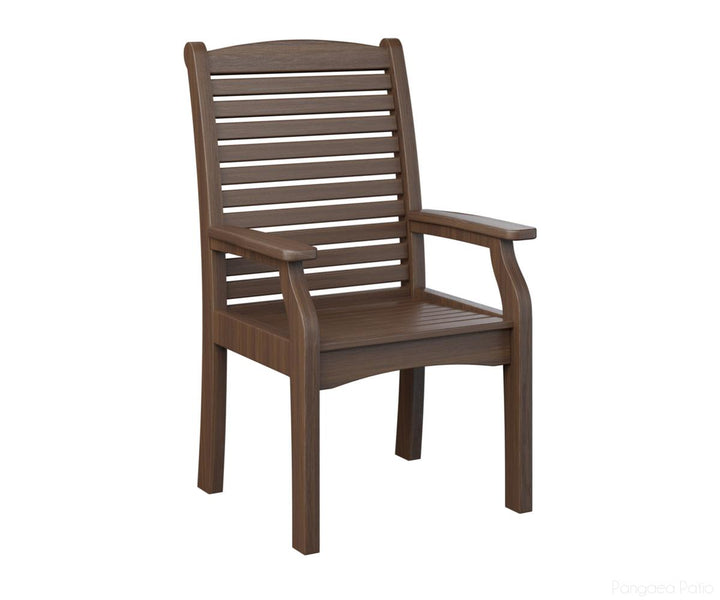 BGCTDC2744BW-Berlin Gardens-Classic Terrace Dining Chair-Brazilian Walnut BG-Pangaea Patio